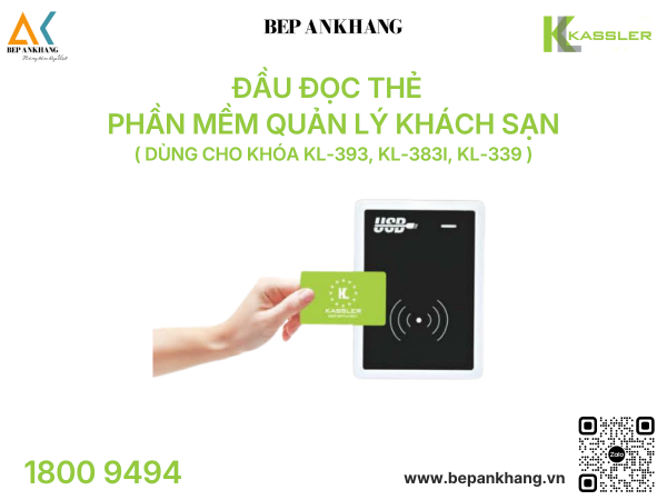 Đầu Đọc Thẻ - Phần Mềm Quản Lý Khách Sạn ( Dùng Cho Khóa KL-393, KL-383I, KL-339 )